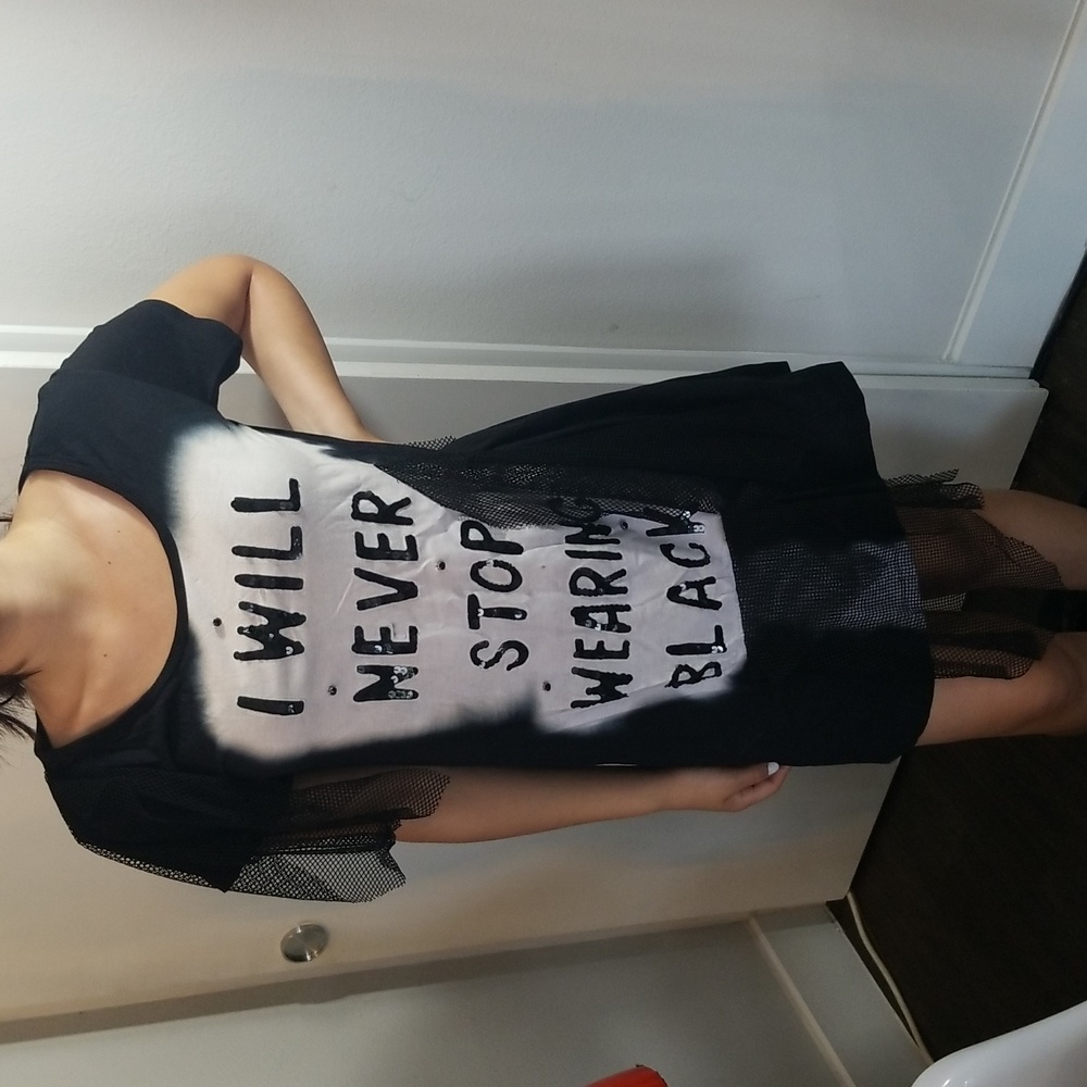 Rock 'N Karma, Punk rock, small, black and white short sleeve